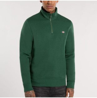Sudadera Dickies: Oakport Quarter Zip (Pine Needle Green)