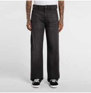Pantalón Dickies: Stevensville Carpent Dnim (Blk Wash Faded)