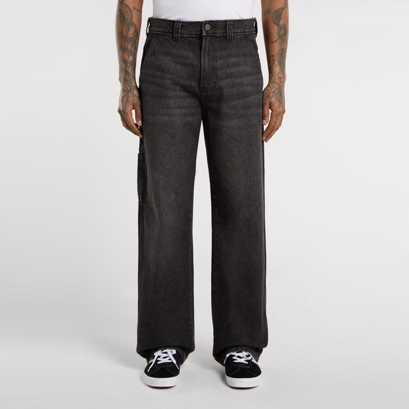 Pantalón Dickies: Stevensville Carpent Dnim (Blk Wash Faded)