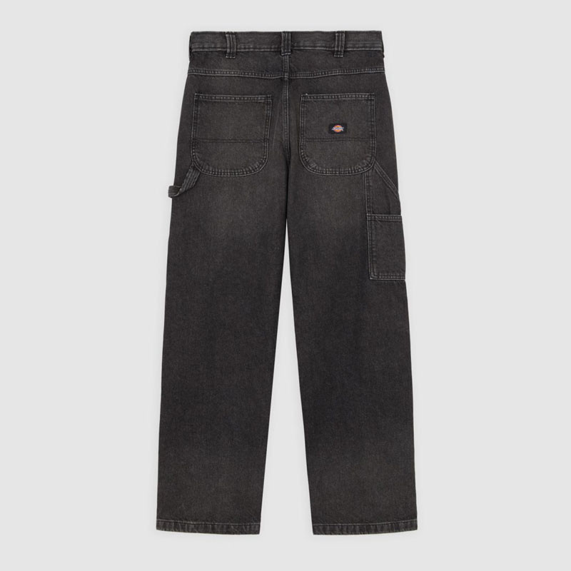 Pantalón Dickies: Stevensville Carpent Dnim (Blk Wash Faded)
