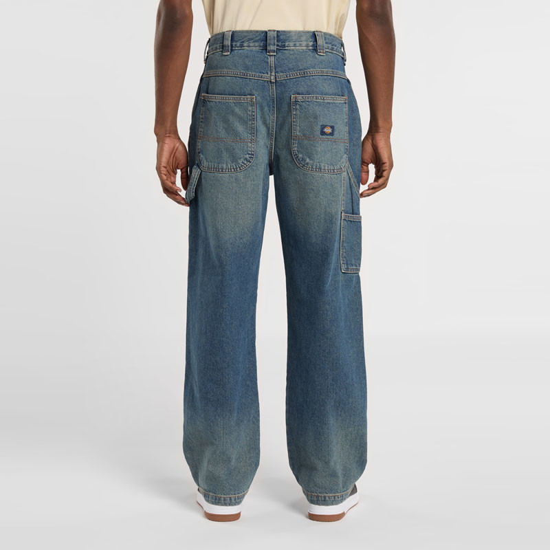 Pantalón Dickies: Stevensville Carpent Dnim (Khaki Tint Blu)