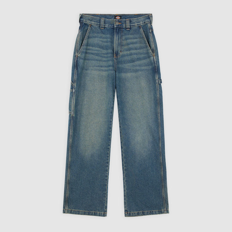 Pantalón Dickies: Stevensville Carpent Dnim (Khaki Tint Blu)