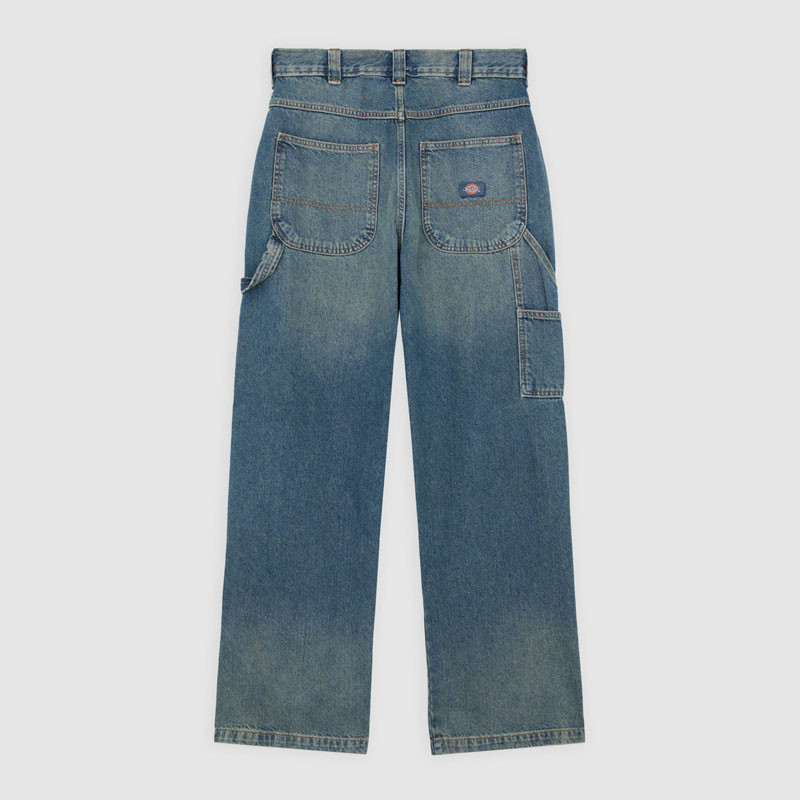 Pantalón Dickies: Stevensville Carpent Dnim (Khaki Tint Blu)