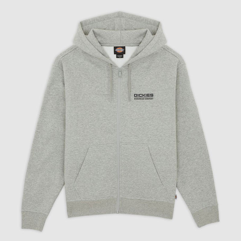 Sudadera Dickies: Bolivar Fz Hoodie (Grey Melange)