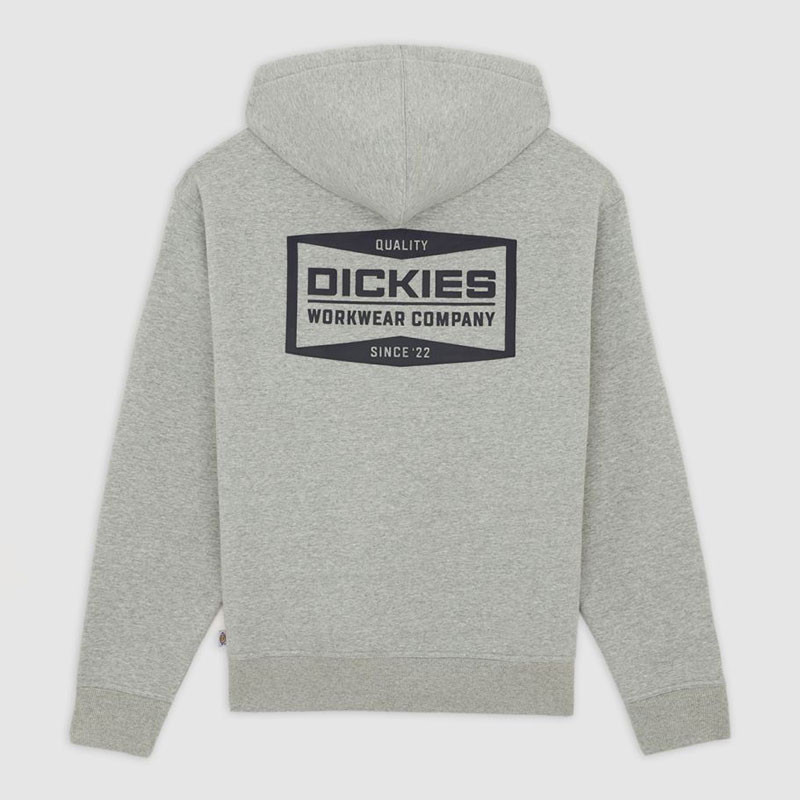 Sudadera Dickies: Bolivar Fz Hoodie (Grey Melange)