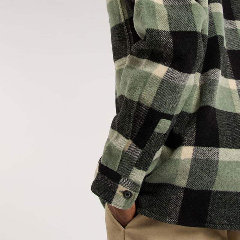 Camisa Dickies: Plaid Coaling LS Shirt (Sea Spray)