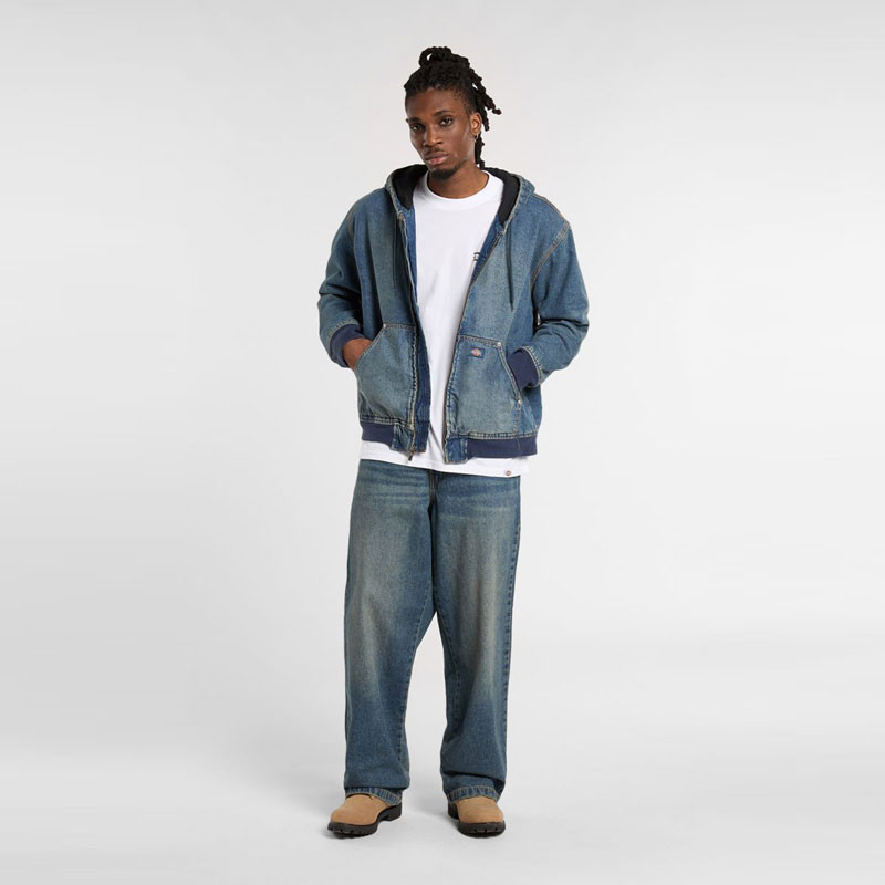 Chaqueta Dickies: Hilham Hooded Jacket (Khaki Tinted Blue)