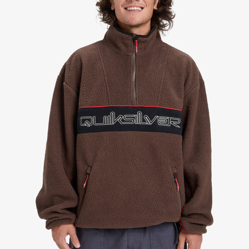 Chaqueta Quiksilver: Omni Sherpa Hz (Chocolate Brown)