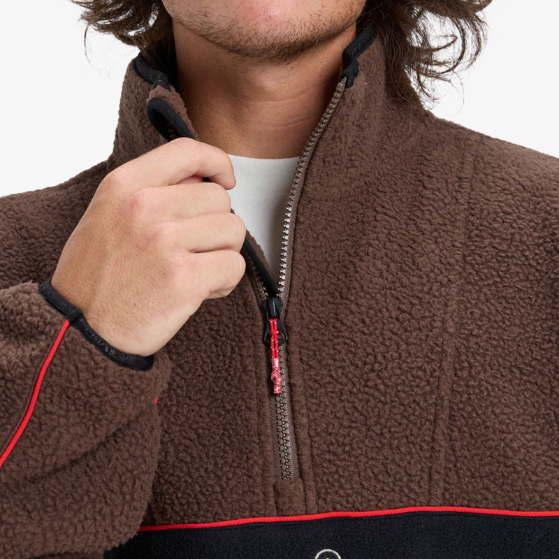 Chaqueta Quiksilver: Omni Sherpa Hz (Chocolate Brown)