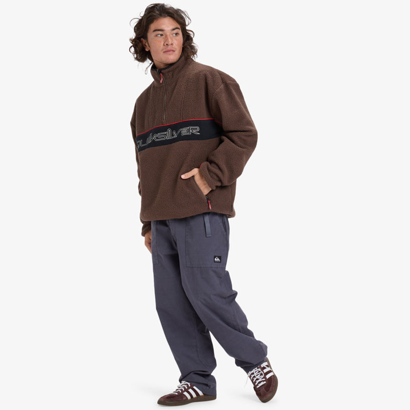 Chaqueta Quiksilver: Omni Sherpa Hz (Chocolate Brown)