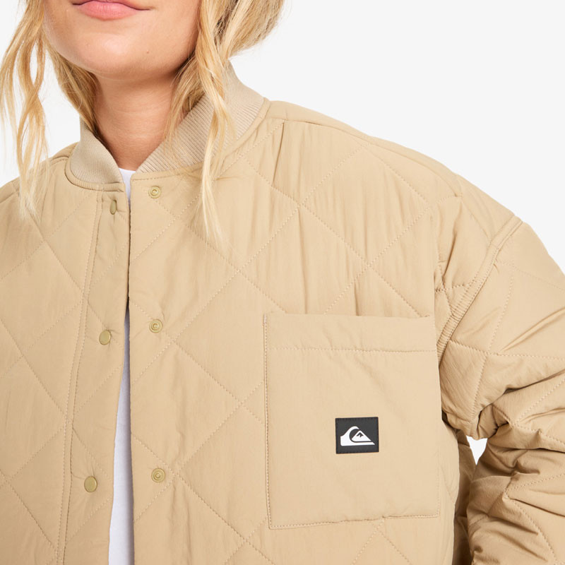 Chaqueta Quiksilver: Shining Quilted (Cornstalk)