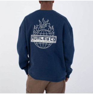 Sudadera Hurley: Ironclad Heavyweight Crew (Nightforce)