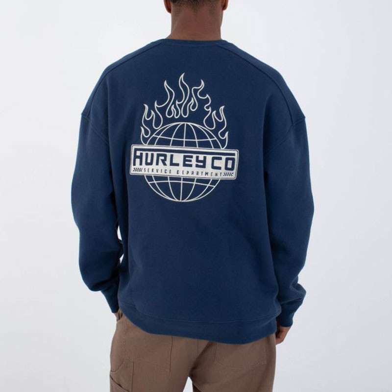 Sudadera Hurley: Ironclad Heavyweight Crew (Nightforce)