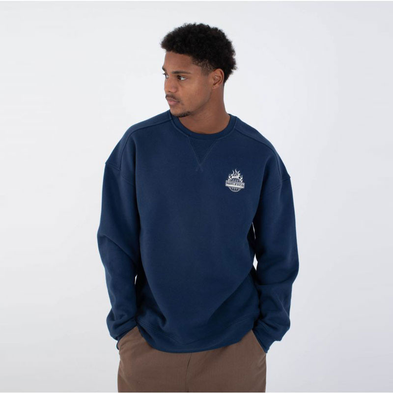 Sudadera Hurley: Ironclad Heavyweight Crew (Nightforce)