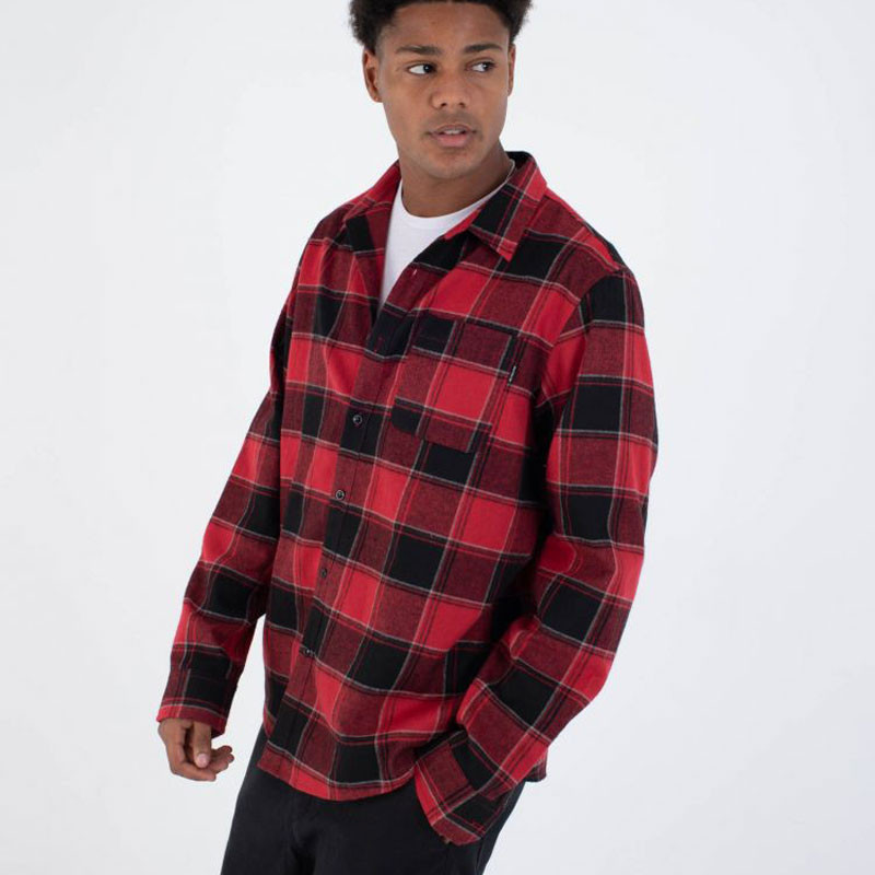 Camisa Hurley: Axe Flannel Shirt (Apex)