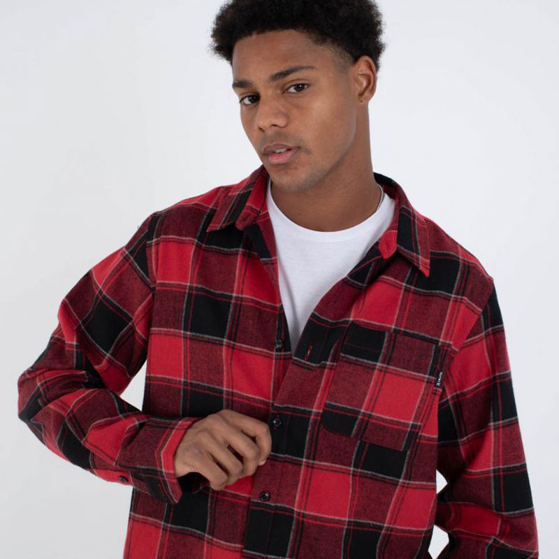Camisa Hurley: Axe Flannel Shirt (Apex)