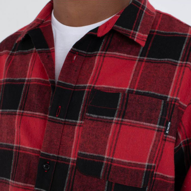 Camisa Hurley: Axe Flannel Shirt (Apex)