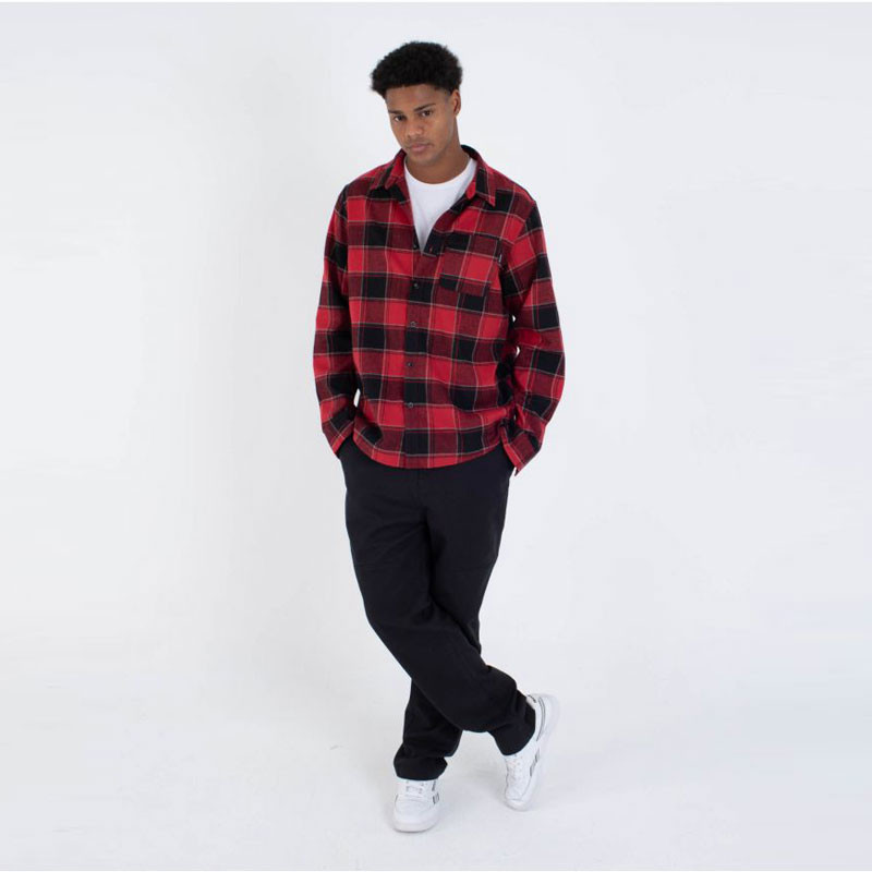 Camisa Hurley: Axe Flannel Shirt (Apex)