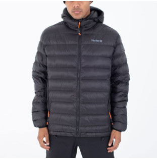 Chaqueta Hurley: Cayuga Puffer (Black)