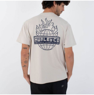 Camiseta Hurley: Global Fire SS (Bone)
