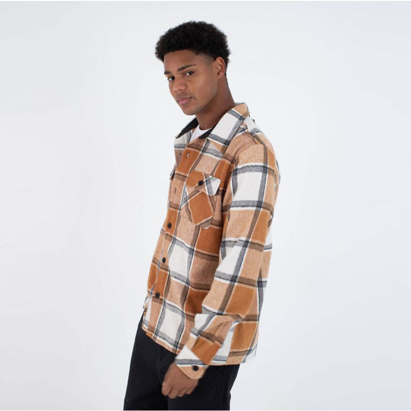 Camisa Hurley: Ranger Flannel Shirt (Hazelnut)