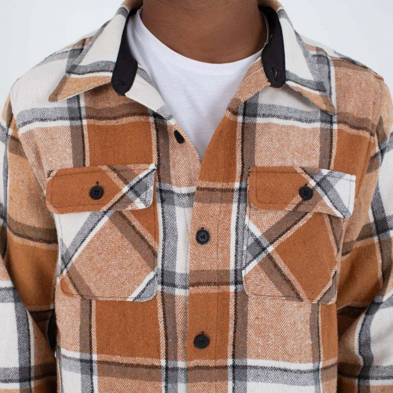 Camisa Hurley: Ranger Flannel Shirt (Hazelnut)