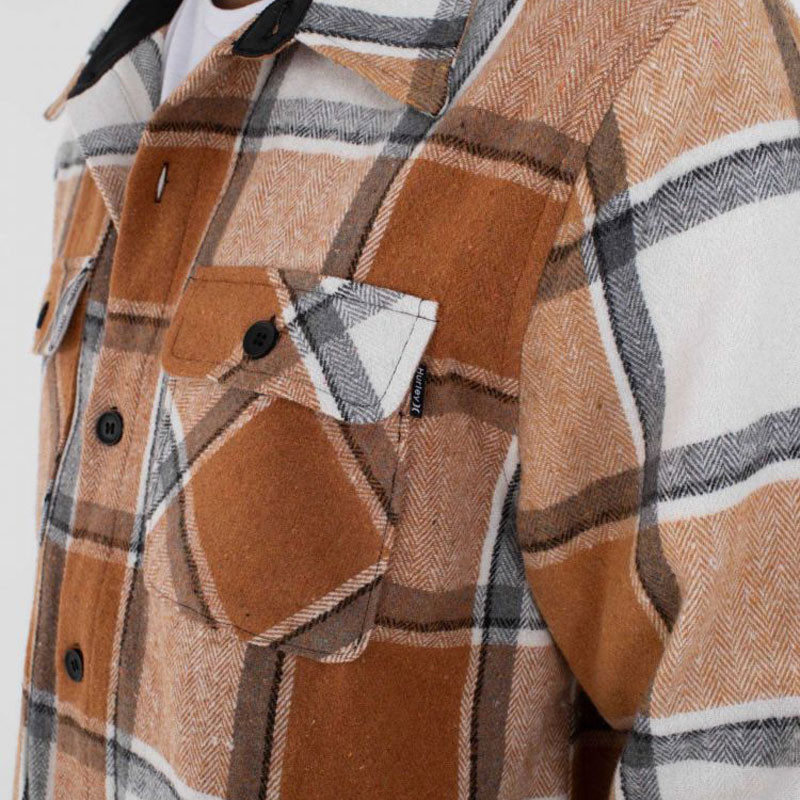 Camisa Hurley: Ranger Flannel Shirt (Hazelnut)