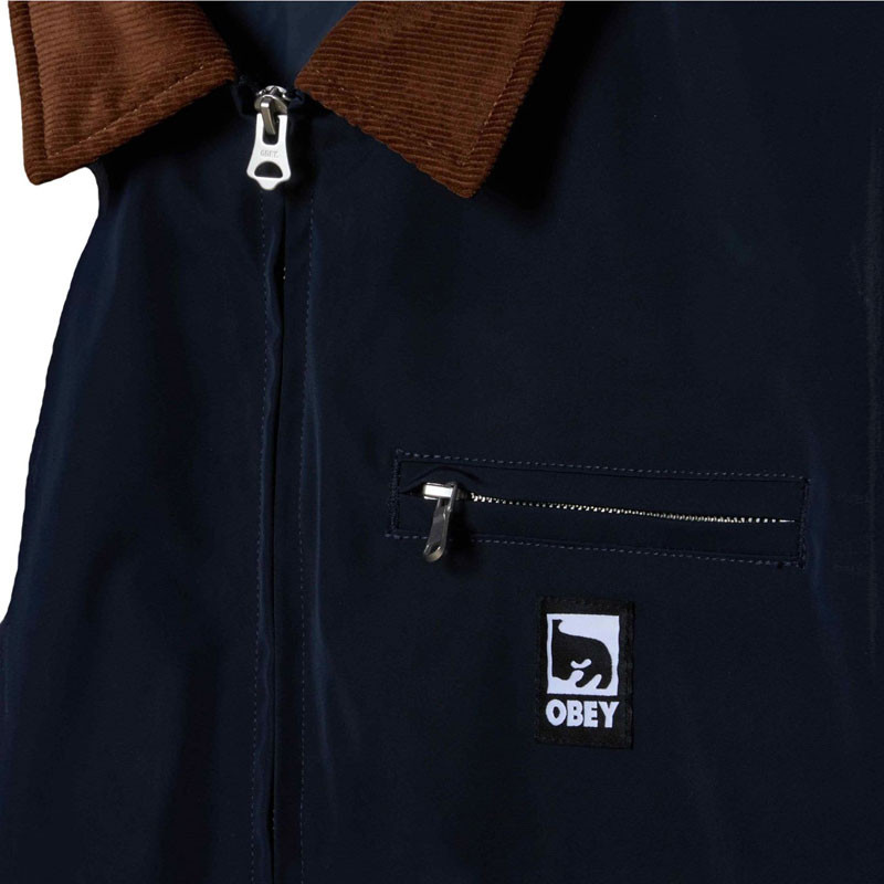 Chaqueta Obey: Obey Elysian Jacket (Dark Navy)