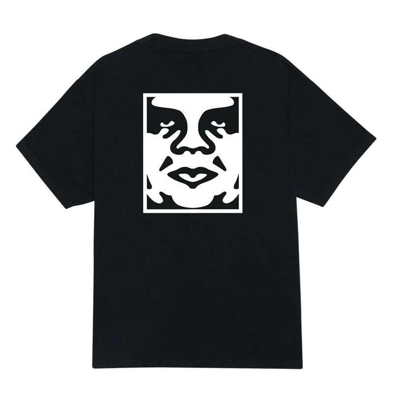 Camiseta Obey: Obey Bold Icon Face (Pigment Dusty Black)