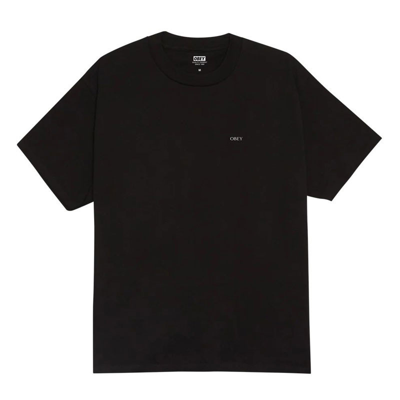 Camiseta Obey: Obey Peace And Justice Statue (Black)