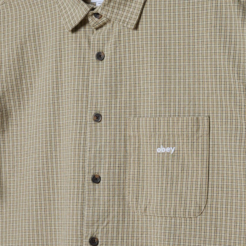 Camisa Obey: Jimmy Woven (Laurel Oak Multi)