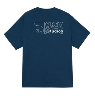 Camiseta Obey: Obey Studios Inc 1989 (Harbor Blue)
