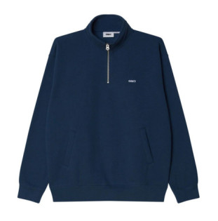 Sudadera Obey: Established Works Bold Mocknk (Dark Denim)