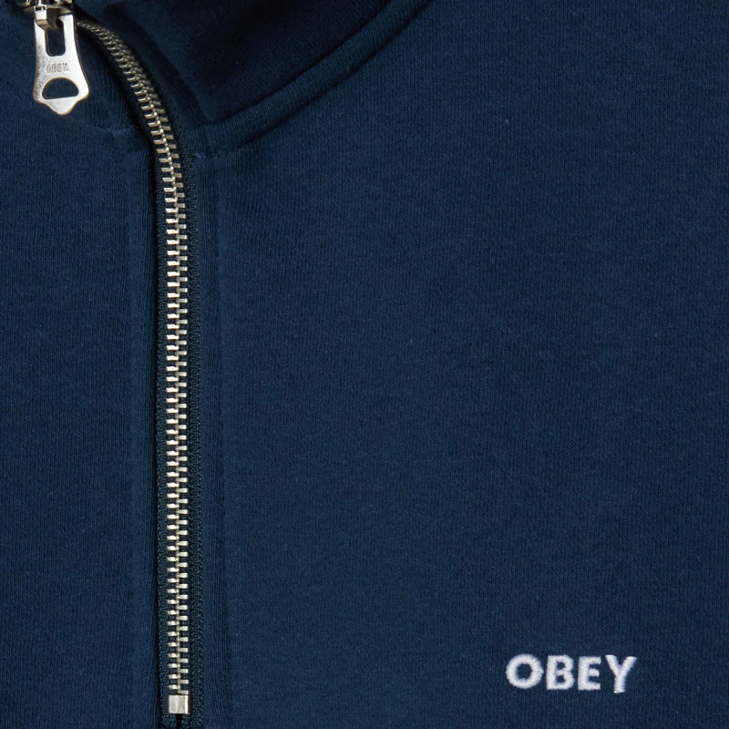 Sudadera Obey: Established Works Bold Mocknk (Dark Denim)