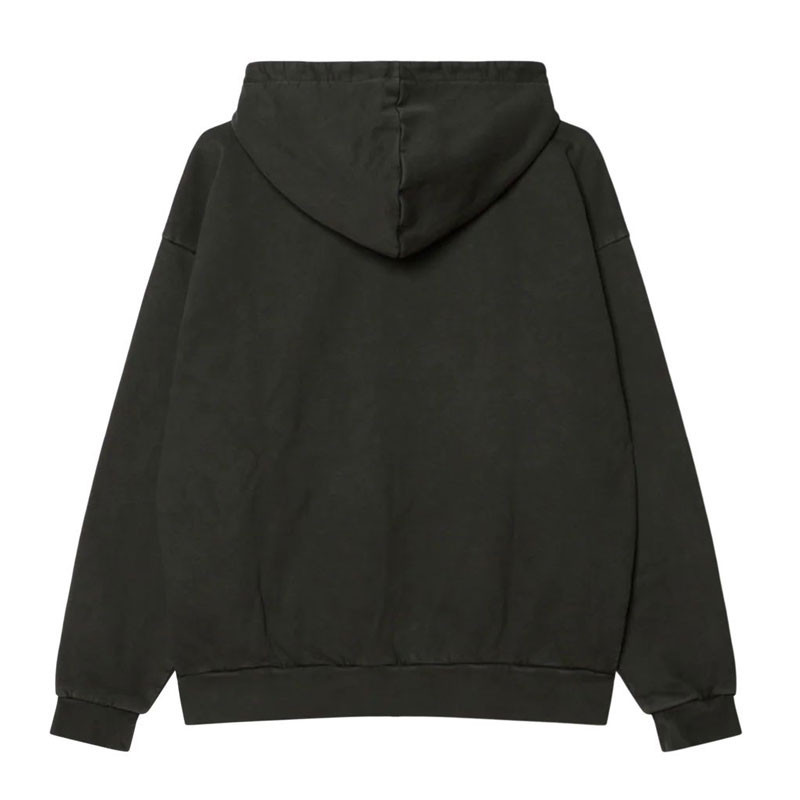 Sudadera Obey: Lowercase Pigment Zip Hood (Pgmnt Prt Blk)