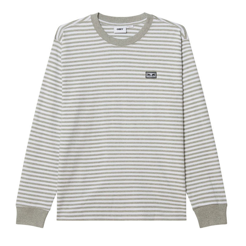 Camiseta Obey: Establish Works Eyes Stp LS (Hea Gry Mult)