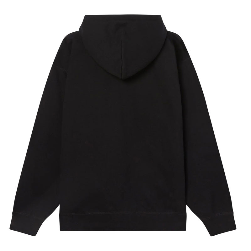 Sudadera Obey: Established Works Bold Zip Hoo (Black)