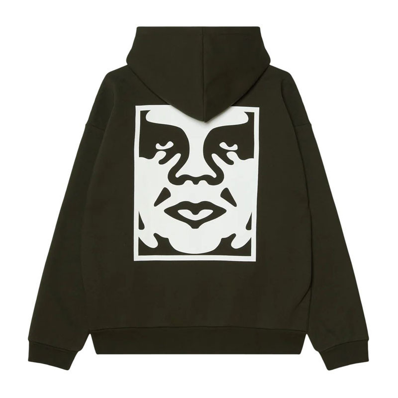 Sudadera Obey: Bold Icon Extra Heavy Hood (Rosin)