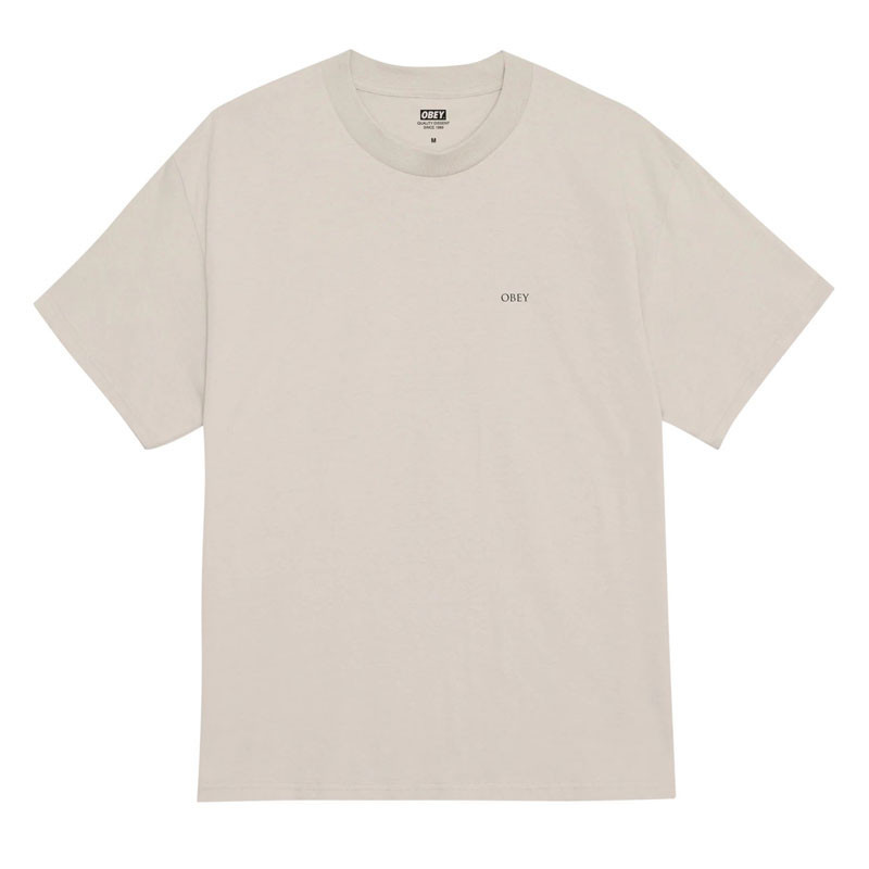 Camiseta Obey: Obey Peace And Justice Statue (Silver Gry)