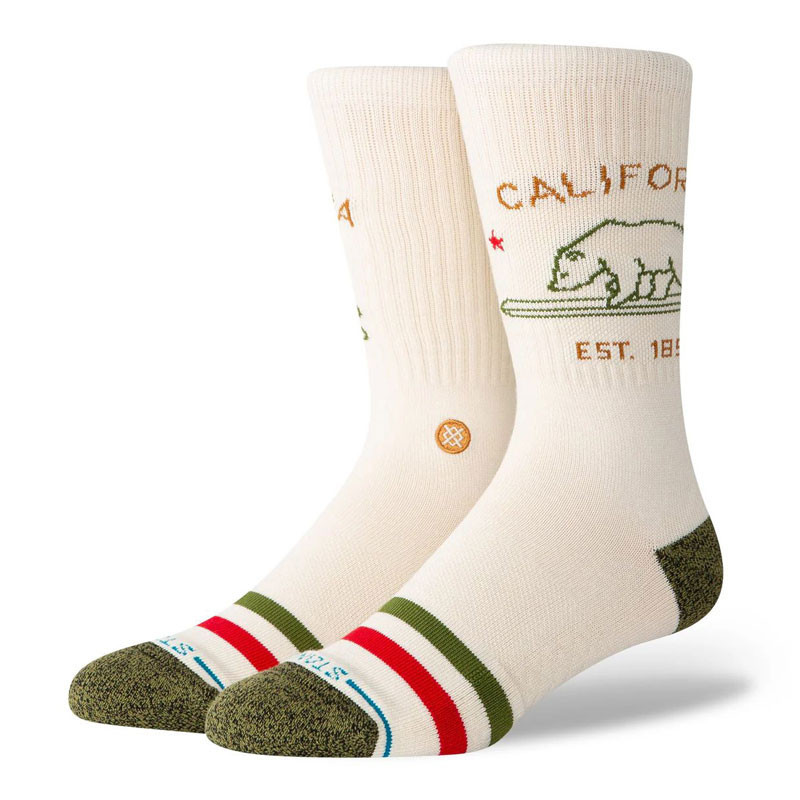 Calcetines Stance: California Republic 2 (Off White)