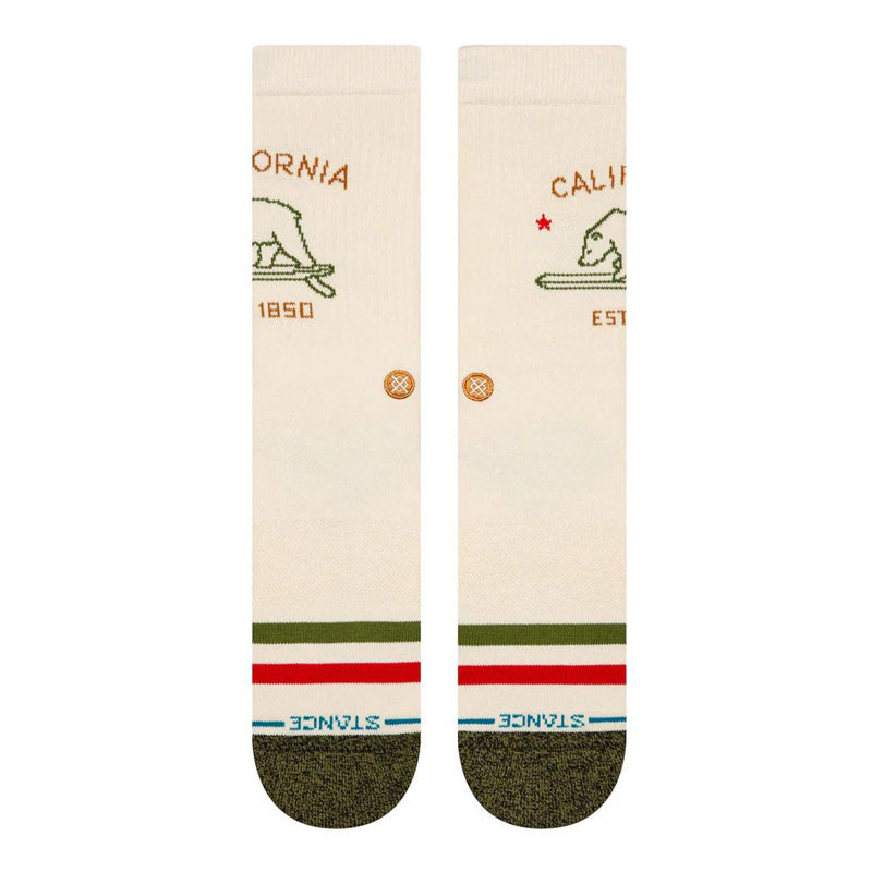 Calcetines Stance: California Republic 2 (Off White)
