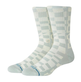 Calcetines Stance: Wave Check Crew (Pale Blue)