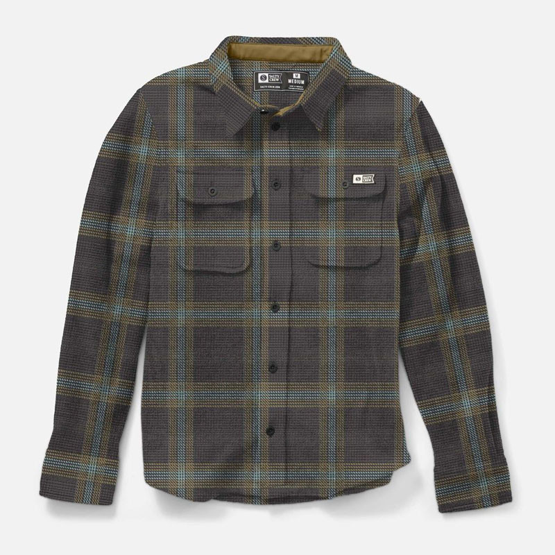 Camisa Salty Crew: Swellter Polar Flannel Shirt (Phantom)
