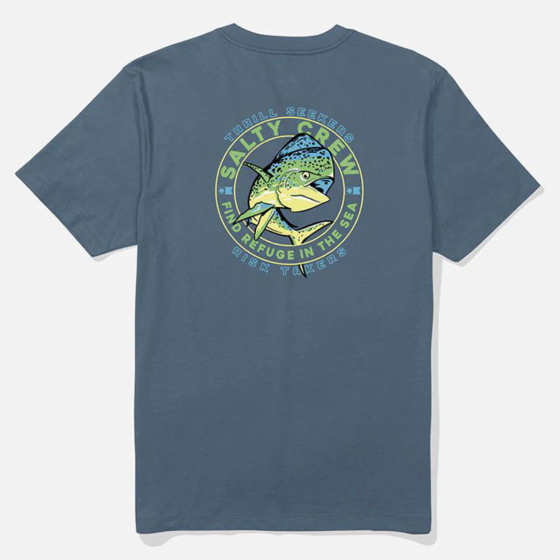 Camiseta Salty Crew: Mahi Club Classic SS Tee (Slate)