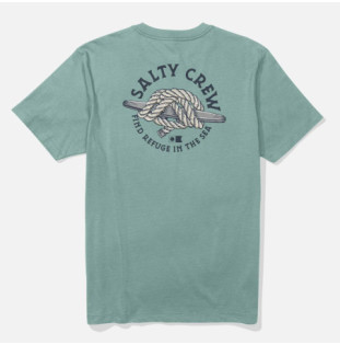 Camiseta Salty Crew: Cleat Knott SS Tee (Mackerel)