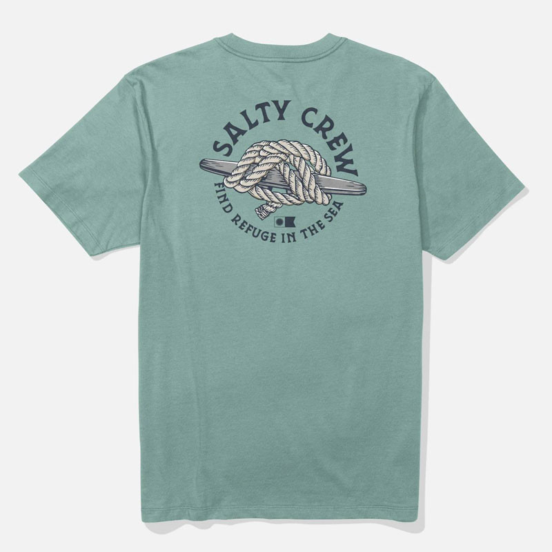 Camiseta Salty Crew: Cleat Knott SS Tee (Mackerel)