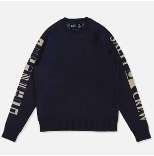 Jersey Salty Crew: Alpha Knit (Midnight Navy)