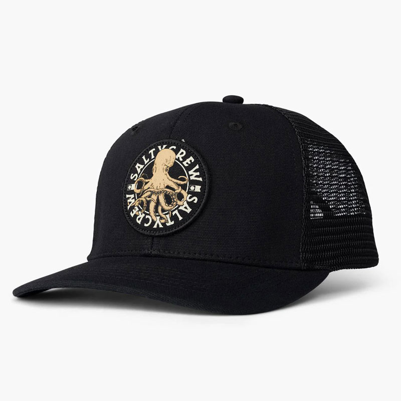 Gorra Salty Crew: Tentacles Retro Trucker (Black)