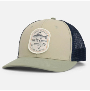 Gorra Salty Crew: Baited Retro Trucker (Oil Green Blue)