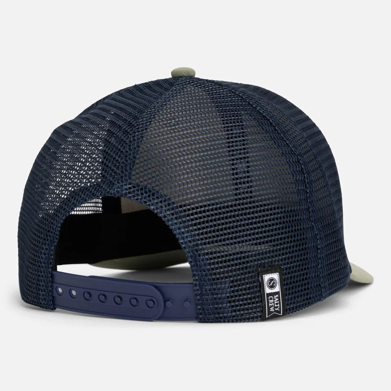 Gorra Salty Crew: Baited Retro Trucker (Oil Green Blue)